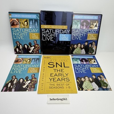 Saturday Night Live 1975-1980 The Best of Seasons 1-5 DVD -Boxed Set