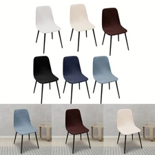 Soft and Comfortable Silver Fox Velvet Chair Cover for Hotel and Club Chairs