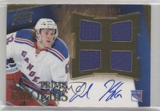 2011-12 Panini Prime Rookie Patch Auto 100/199 Carl Hagelin #138 Patch Auto 1o3