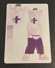 Harvey The Hound 2024-25 Upper Deck MVP Mascot Talent Magenta Printing Plate 1/1