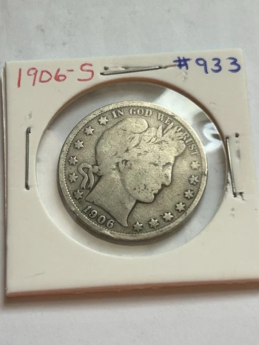 1906-S Barber Silver Half Dollar G
