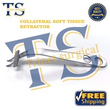 Retrattore Collaterale Tessuti Morbidi 9,5" Punta Curva 45mm Lama Doppio Puntale CE