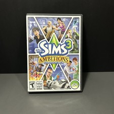 The Sims 3 Ambitions Expansion Pack PC Mac DVD-ROM Game EA Complete with Manual
