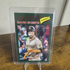 Topps Heritage Green Border Gavin Sheets San Diego Padres #127 Baseball MLB 