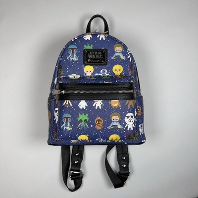 disney world mini backpack star wars EXCLUSIVE DROP: Loungefly Sands Of Tatooine Its versatile size makes it ideal for carrying personal belongings Loungefly Star Wars Chibi Print