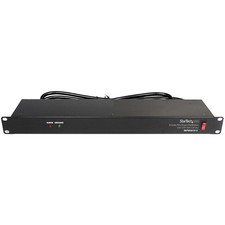 8 Outlet Rack Mount PDU Power Strip - 120V Surge Protection 6ft Cord