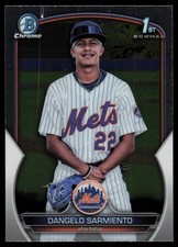 2023 BOWMAN CHROME PROSPECTS DANGELO SARMIENTO RC NEW YORK METS #BCP-161 1ST