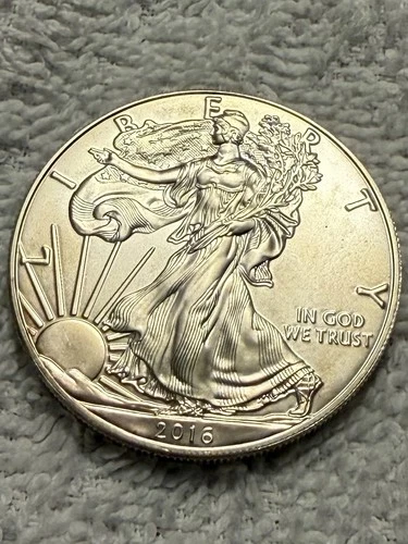 U.S. Mint American Eagle 2016 1 oz .999 Fine Silver Bullion Coin