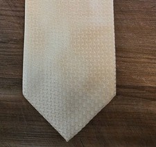 Brioni Men  s 100 Silk Tie   Tan/ Beige   New Without Tags