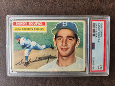 1956 Topps Gray Back Sandy Koufax #79 - PSA 1 - Brooklyn Dodgers