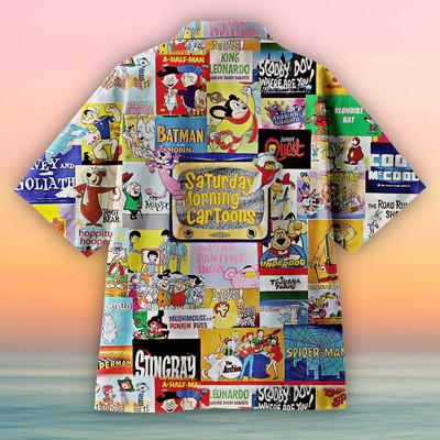 Saturday Morning Cartoons Hawaiian Shirt