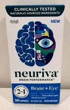 🎁 Neuriva Brain + Eye Supplement Nootropic Focus Concentration GENUINE Plus 🎁