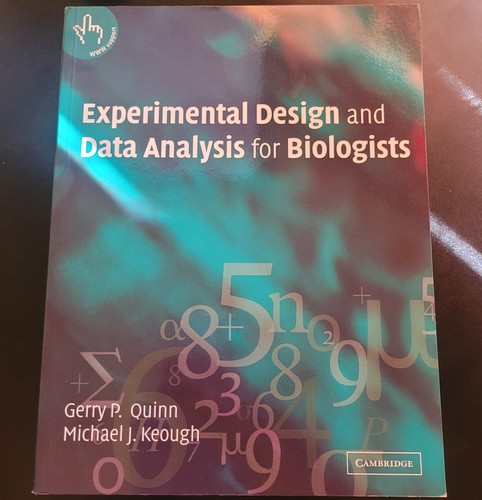 Experimental Design and Data Analysis for Biologists by Gerry Quinn and M.Keough - Picture 1 of 4