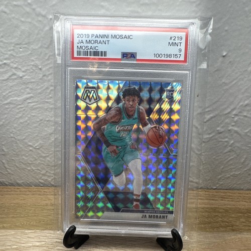 2019 Panini Mosaic Ja Morant #219  Mosaic Silver PSA 9 Grizzlies