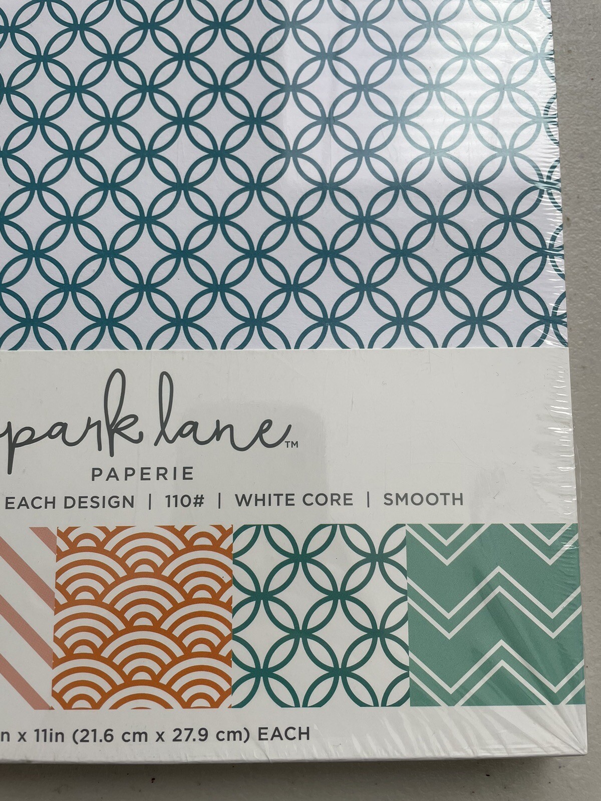 Park Lane Cardstock Paper 8.5”x11” 110 50 Sheets 5 Designs eBay