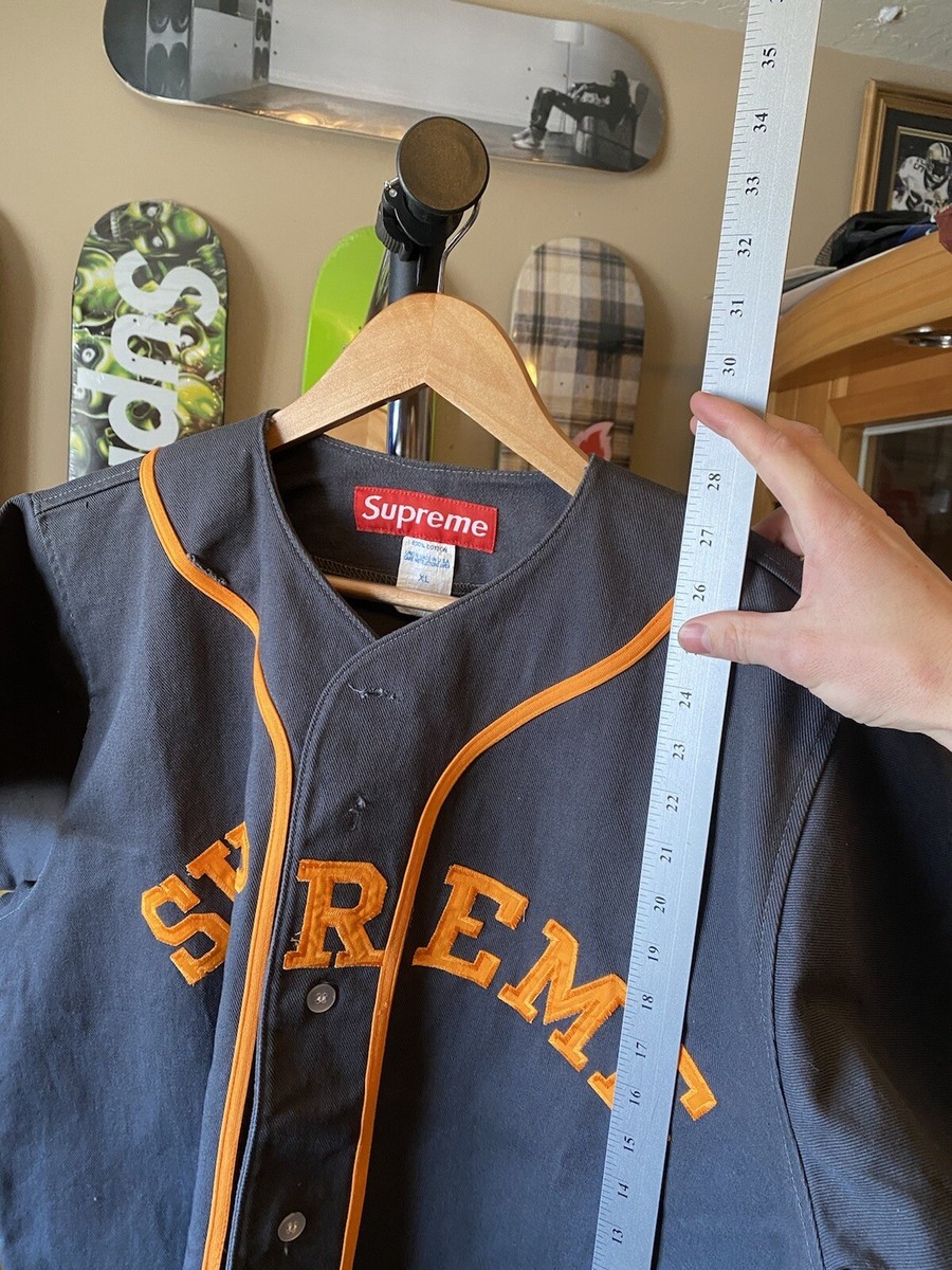 SUPREME's first baseball jersey vintage RARE | eBay SUPREME's first baseball jersey vintage RARE | eBay