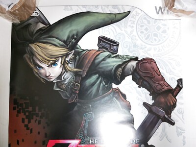 【非売品】任天堂 Wii ゼルダの伝説 トワイライトプリンセス B2 ポスター Rare Official Promo Poster The Legend of Zeld Twilight