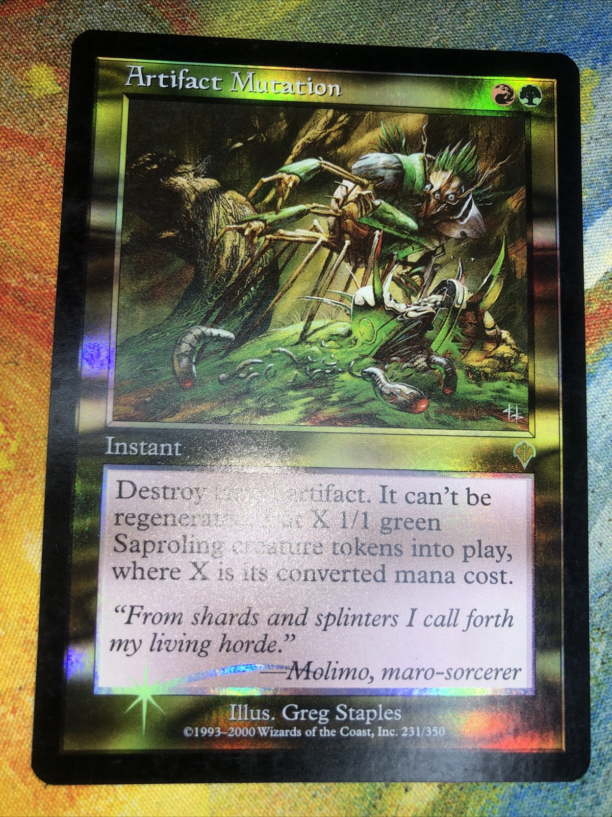 Artifact Mutation FOIL Invasion NM Magic The Gathering Mtg