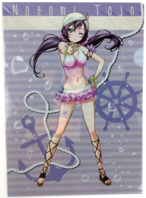 Love Live! Nozomi Tojo Egao de 1,2,Jump Clear File Folder Sega A4 Artwork