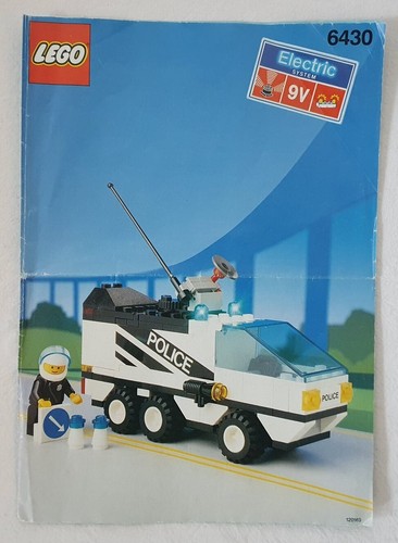 Vintage Game Play Gioco Lego Città Town Police Polizia 1991 Night Patroller 6430 - Picture 2 of 3