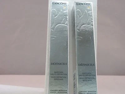 LANCOME - LOT OF 2 - DEFINICILS HIGH DEFINITION MASCARA - NOIR INFINI - NIB - Image 1 of 2