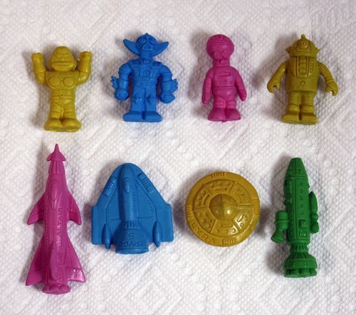 Vintage-McDonalds-Happy-Meal-Diener-Keshi-1979-Space-Raiders-Full-Set