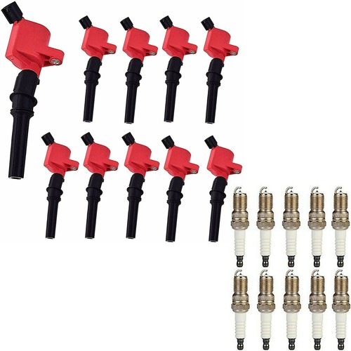 Spark Plug & High Performance Ignition Coil Set For 1997-2017 Ford E-150 4.6L V8 - 第 1/9 張圖片