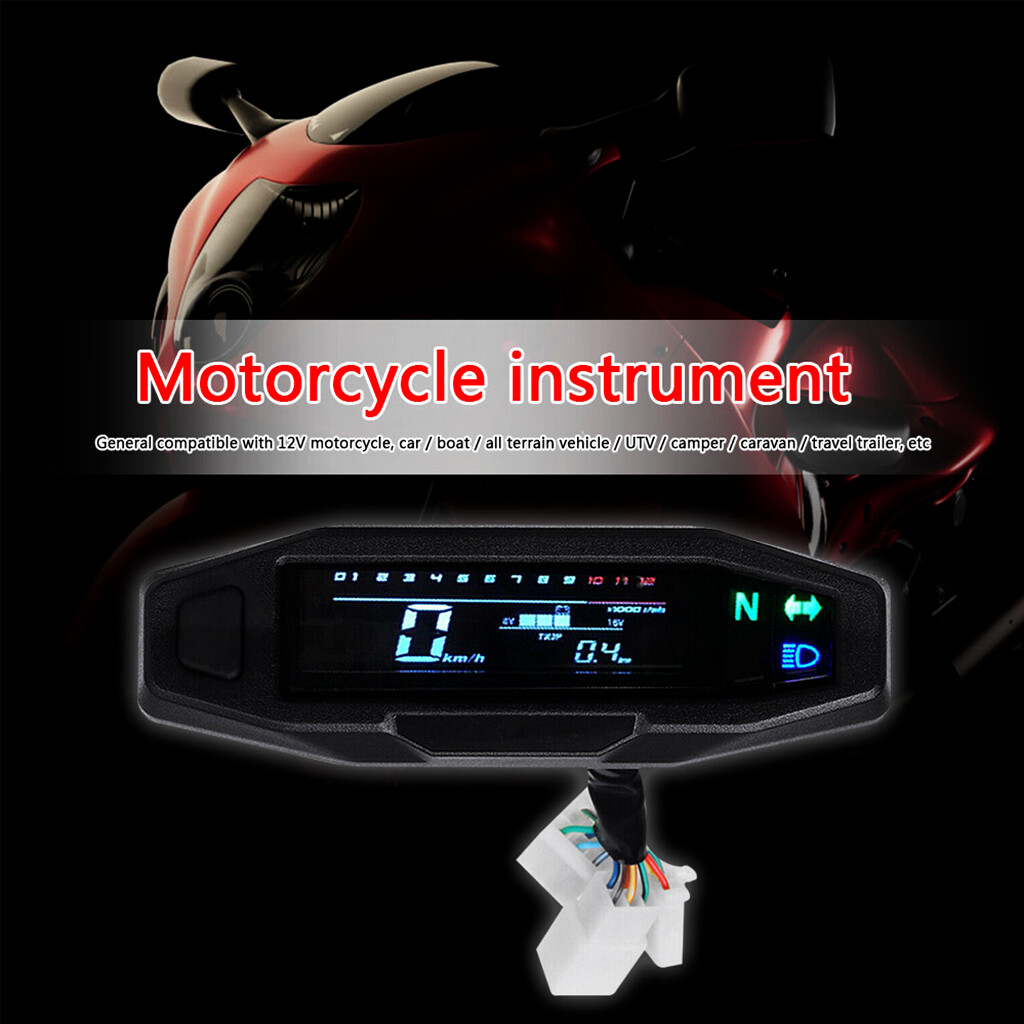 Motorrad Tacho Für YBR 125 2005-2009 - Digitales Instrumentenpanel Mit Drehzahlmesser