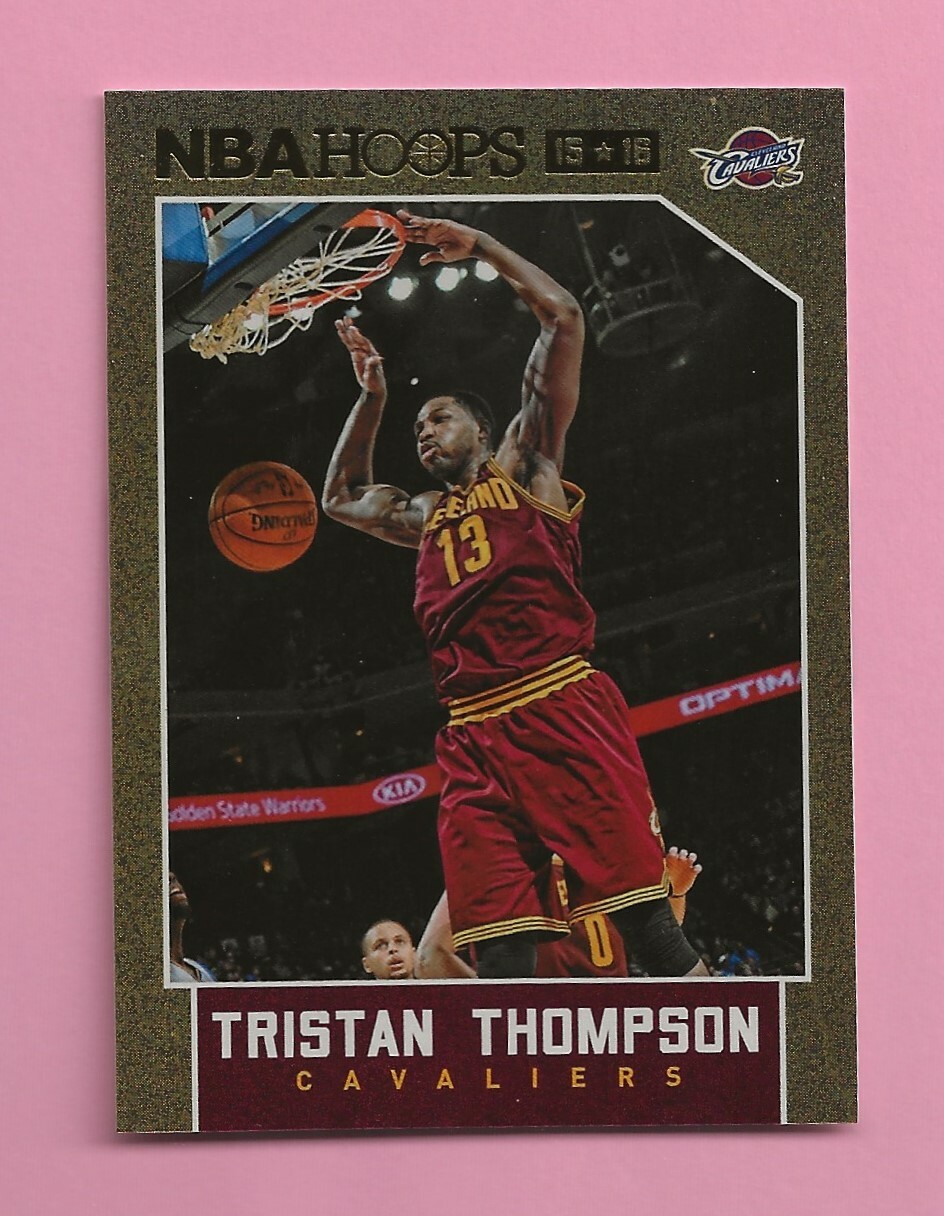 2015-16 Panini Hoops Gold Sparkle #160 Tristan Thompson Cavaliers