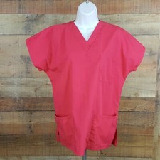 SB Fashion Scrubs Top Women's Size M Pink TK2