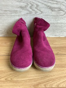 pink flat ankle boots