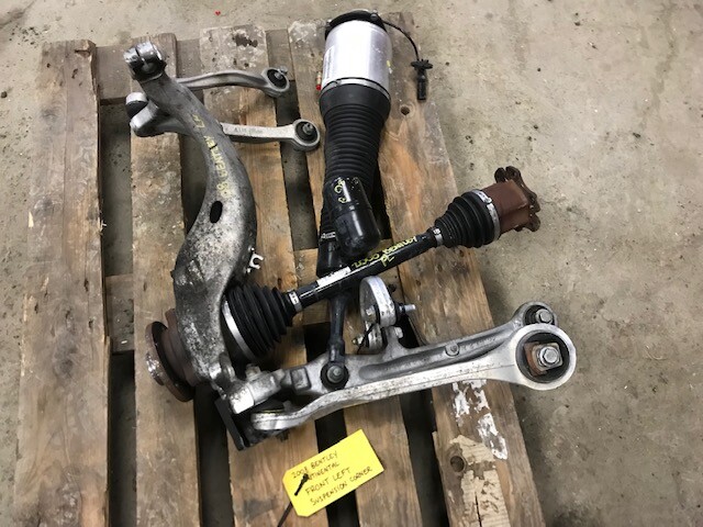 06-12 Bentley Continental Flying Spur LEFT FRONT SUSPENSION KNUCKLE CONTROL ARMS