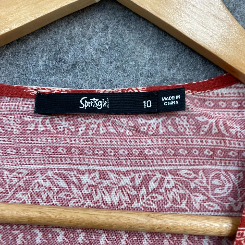 Cárdigan Sportsgirl Mujer 10 Paisley Frente Abierto Manga Larga Viscosa 51502 Foto 4 de 4