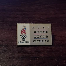 1996 Atlanta Olympics Host Of The XXVIth Olympiad Lapel Hat Pin