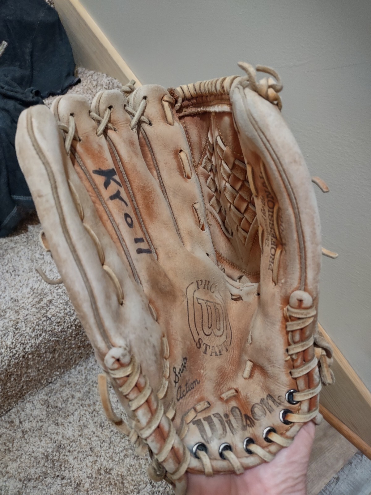 BIG Wilson A2063 13.5" Premium Leather Baseball Softball Glove LEFT