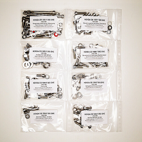 Kit vis allen moteur Honda CB 1000 contre rouille et grippage