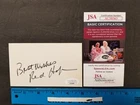 1960S/70S NBA BASKETBALL HAND SIGNED RED HOLTZMAN COACH 3X5 CARD JSA COA 71422