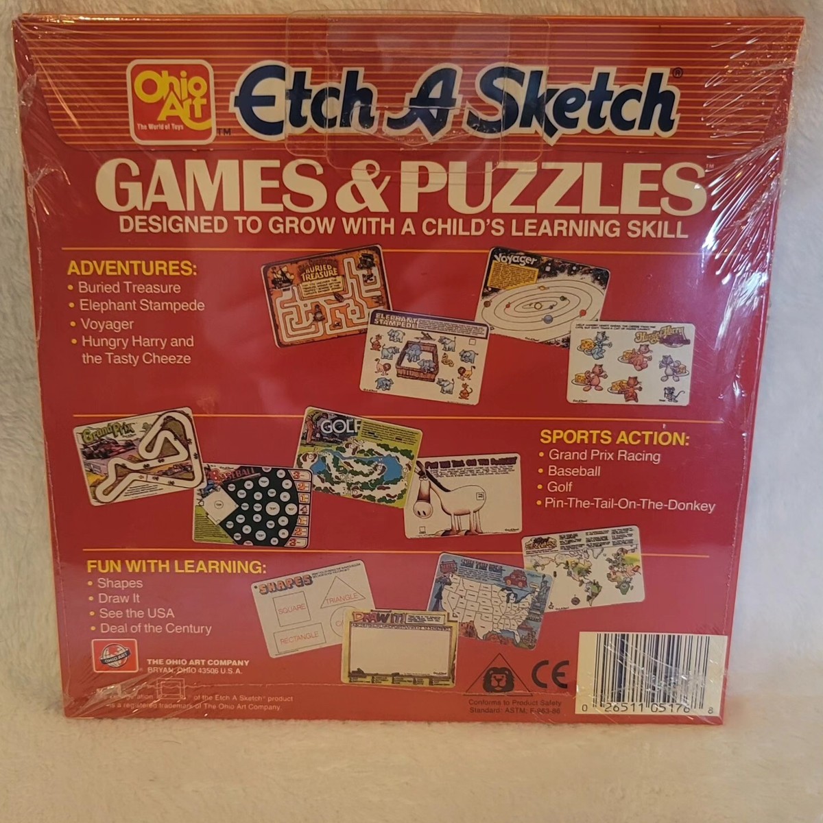Etch A Sketch Games & Puzzles by Ohio Art Vintage 1981 *BRAND NEW