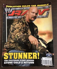 WWE Raw Magazine March 2005 STUNNER Stone Cold’s Return Candice Michelle