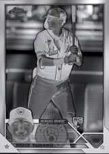 [DIGITAL] Topps Bunt - Brice Turang - Topps Chrome 23 S1 - Black White Base