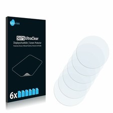 Holalei Smartwatch IP68 1.3" , 6 x Transparent ULTRA Clear Screen Protector