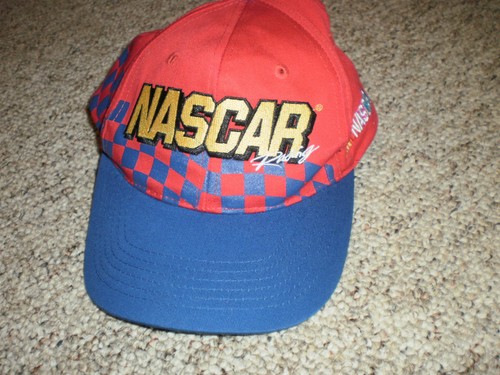 NASCAR red \u0026 blue snapback cap hat 