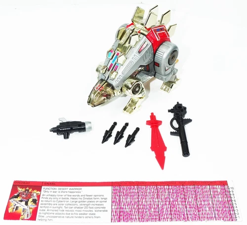 Transformers Vintage G1 Snarl Complete w/Accessories 1985 Original Hasbro