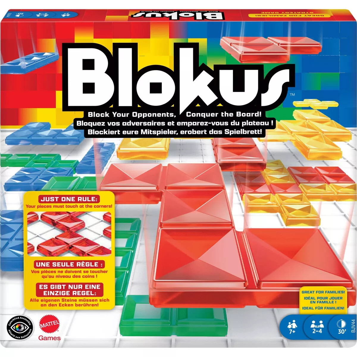 Mattel Blokus Educational Family Fun Strategy Board Game NEW and COMPLETE