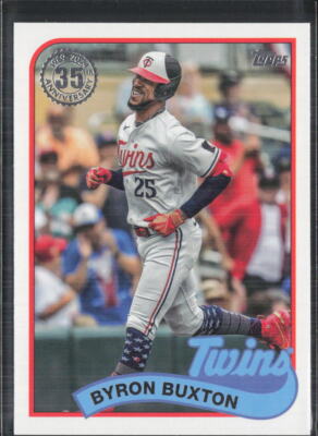 2024 Topps #89B-63 Byron Buxton 1989 Topps 35th Anniversary Minnesota ...
