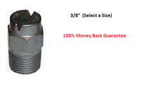HARDENED STEEL SPRAY TIPS 3/8" 80/20, 80/30, 80/40,50, 80/70, 80/100 SEALCOATING