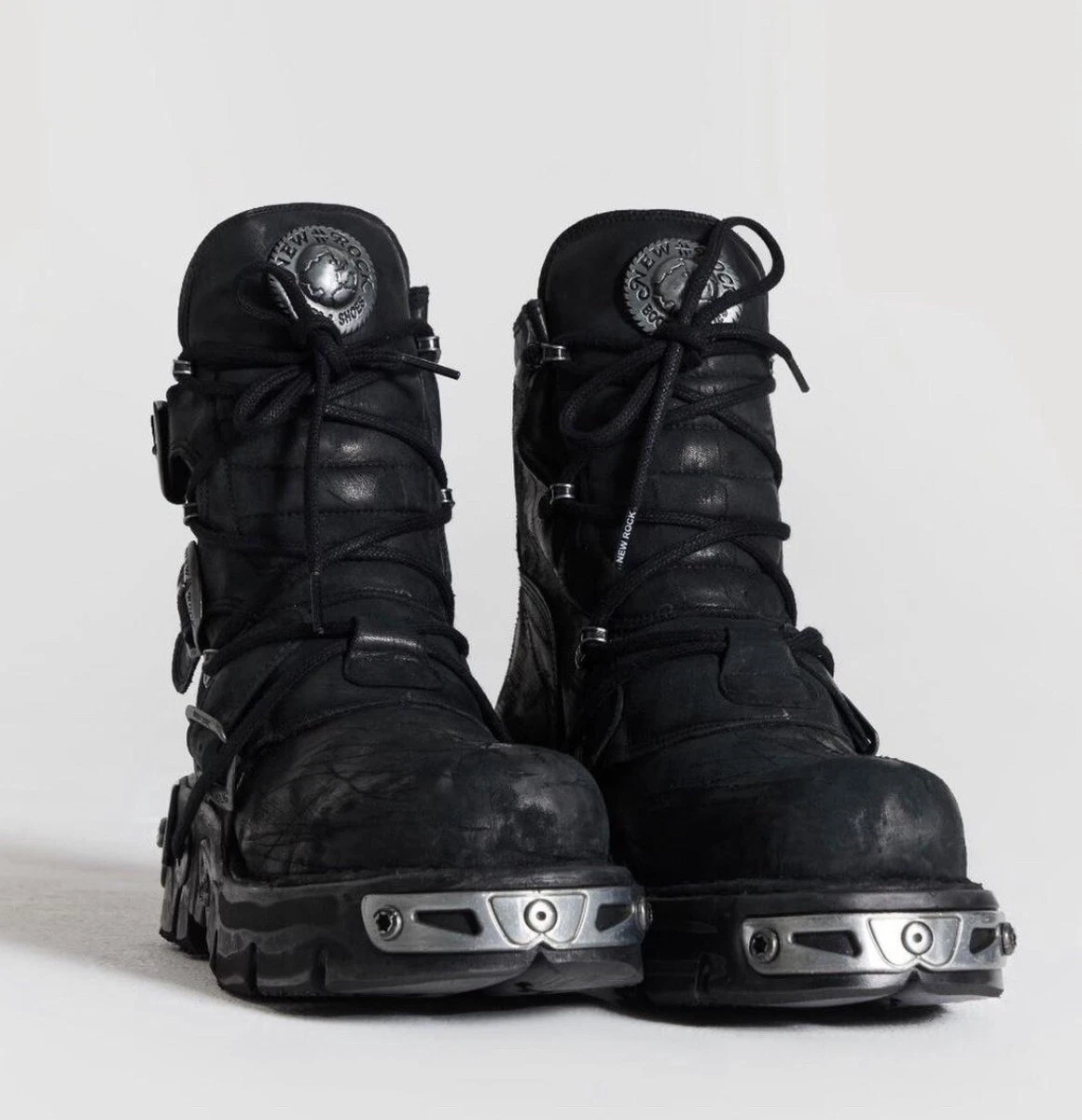 New rock deals boots ebay