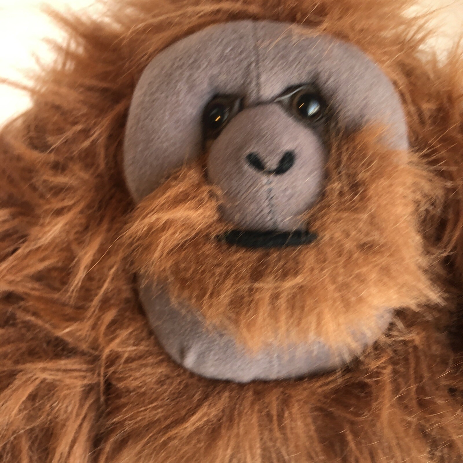 K & M International Plush Orangutan Monkey Stuffed Animal 9” X 12” Toy