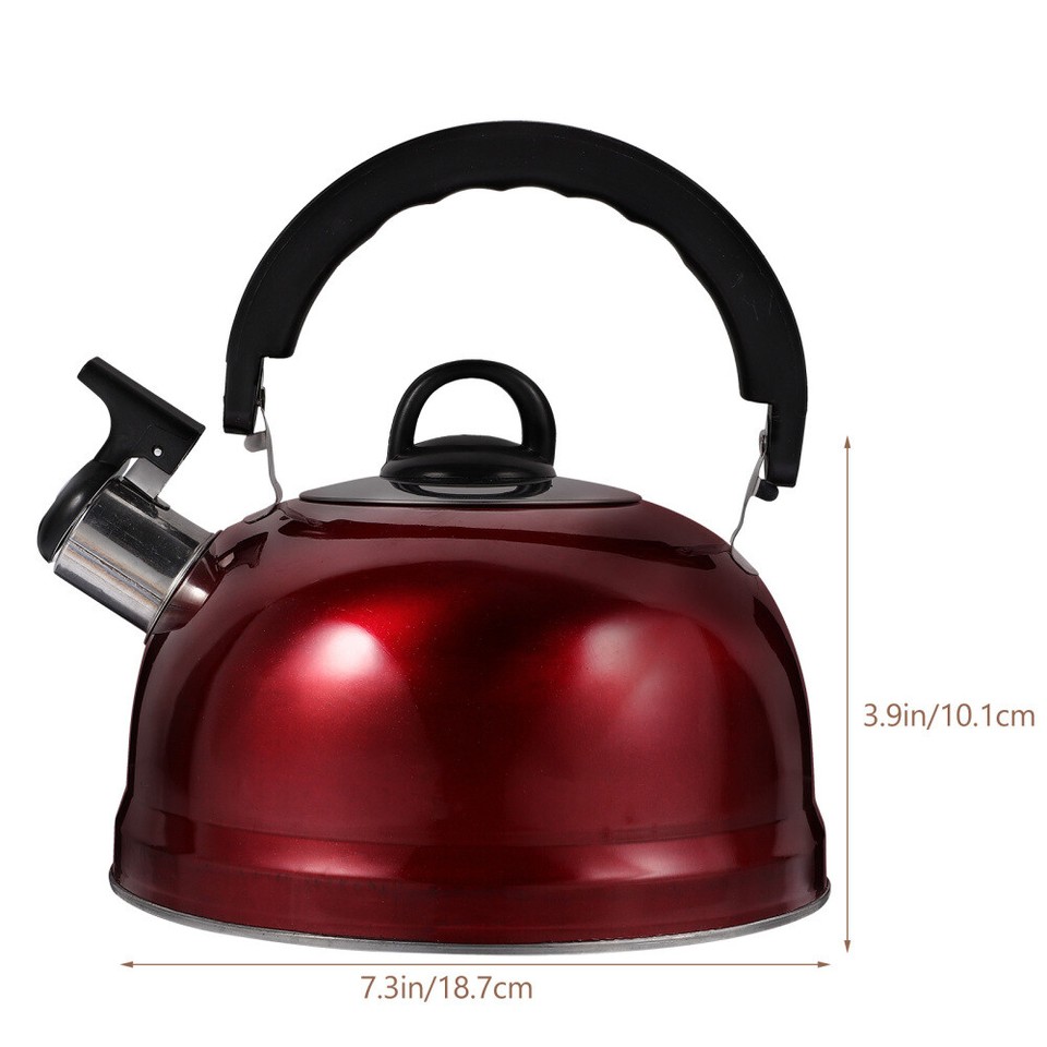 Tea Kettle for Stove Top Camping Water Boiler Buzzing Safe Whistling