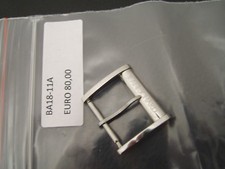 CHIUSURA JEANRICHARD - NUOVA - ACCIAIO - 18MM - NEW BUCKLE - N.: BA18-11A - IMBALLO ORIGINALE